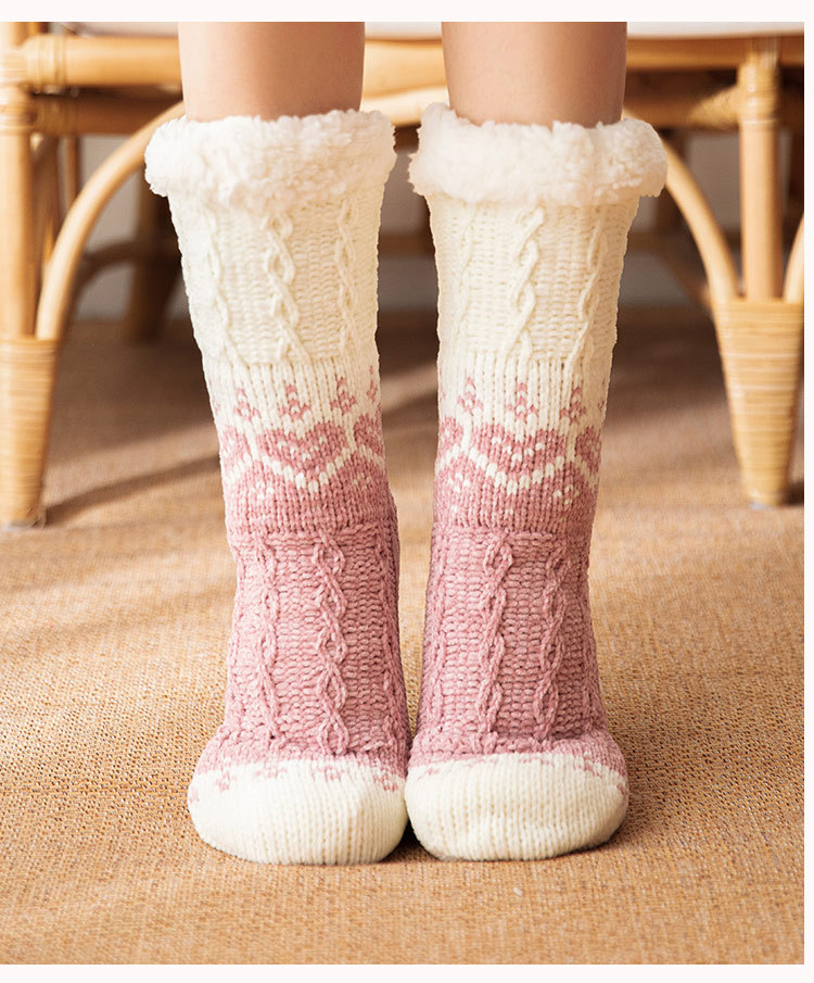 Womens Knitted Thicken Winter Socks Sleep Socks Floor Socks Thermal Socks